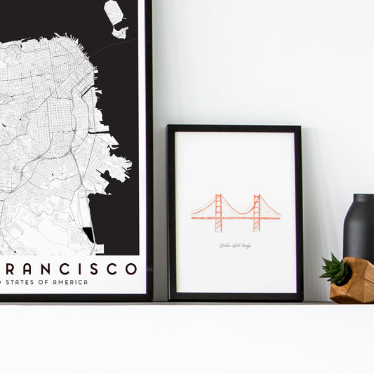 Golden Gate Bridge San Francisco Art Print