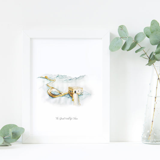 Great Wall of China Art Print