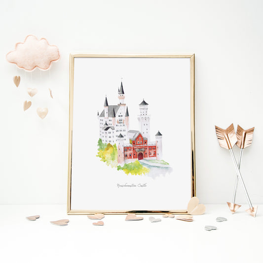 Neuschwanstein Castle Art Print