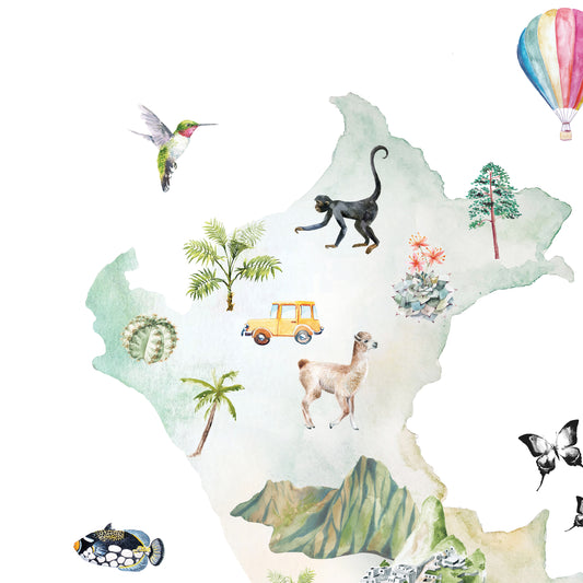 Peru Illustrated Map