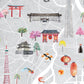 Tokyo Illustrated City Map Art Print