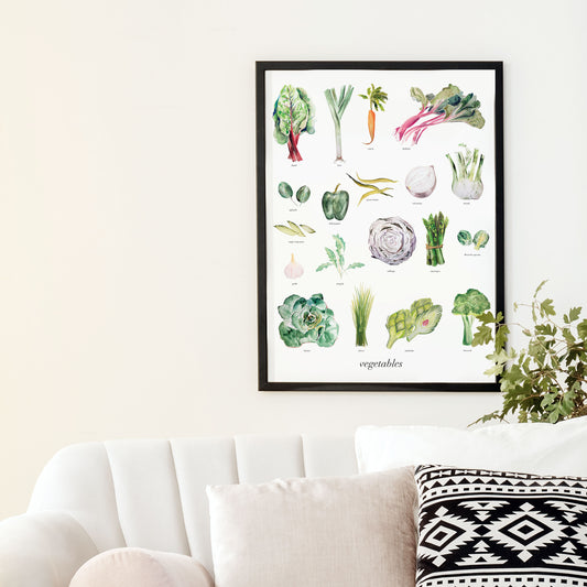 Vegetables Art Print