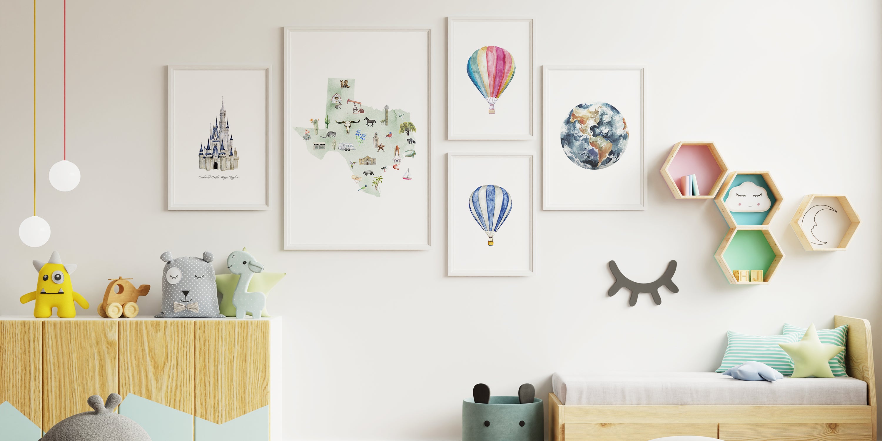 How to Design a Nursery Gallery Wall â Paper Mundi
