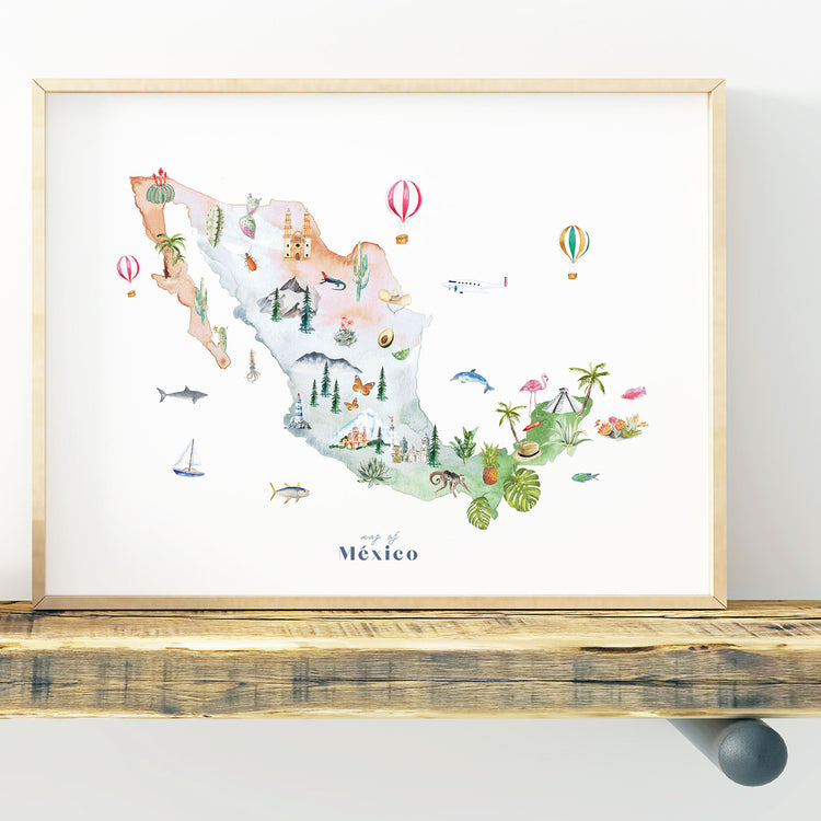 Illustrated Country Maps