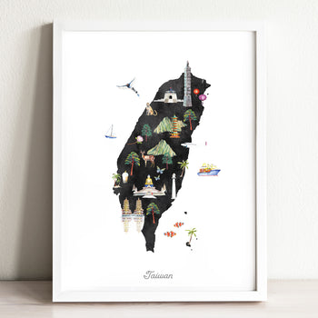 Taiwan Illustrated Map