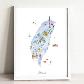 Taiwan Illustrated Map
