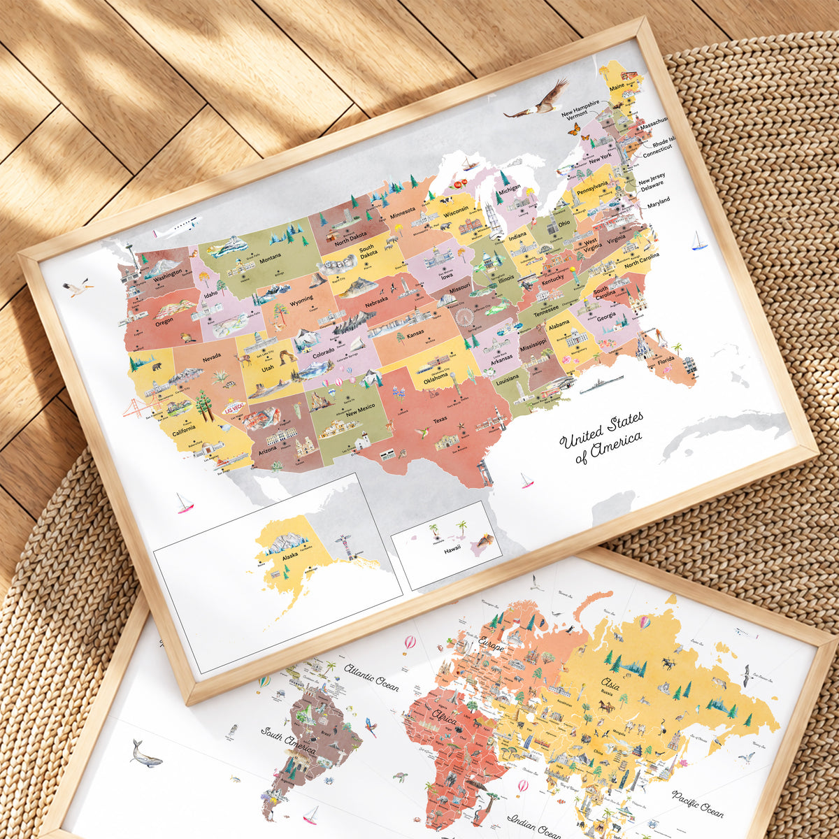 United States of America Reference Map