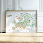 Illustrated Map of Europe