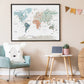 Illustrated Reference World Map