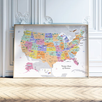 United States of America Reference Map