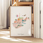 West Virginia Illustrated State Map Art Print