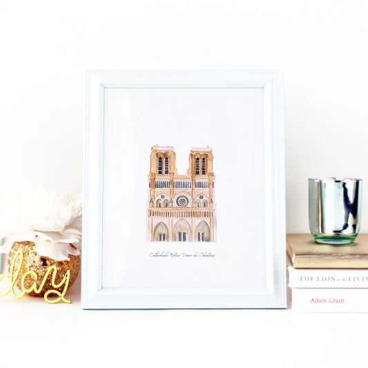 Notre Dame Cathedral Art Print