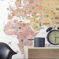 Educational World Map Wall Decal