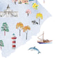 South Carolina Illustrated State Map Art Print