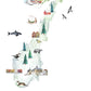 Norway Illustrated Map Art Print