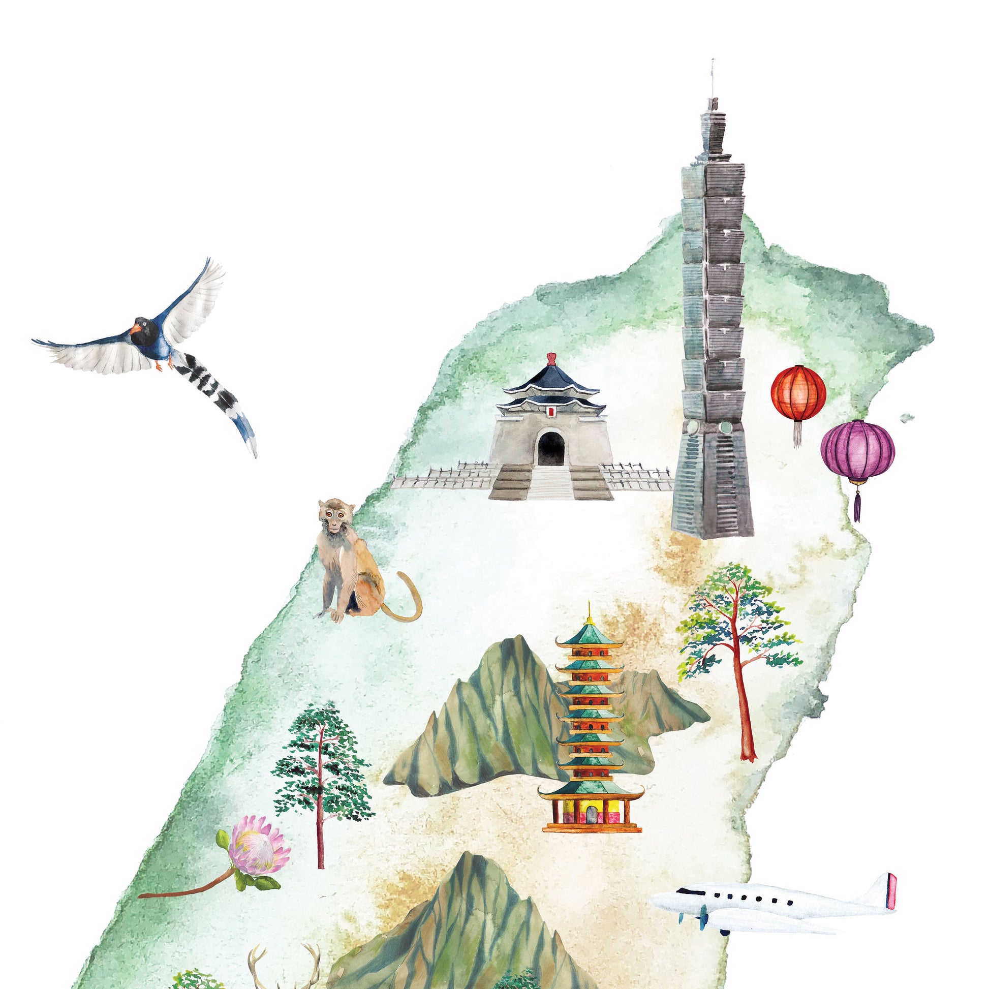 taiwan-illustrated-map-featuring-illustrations-of-famous-taiwan-landmarks-plants-and-animals-illustrated-decor-for-nursery-office-kitchen-or-living-room-buy-illustrated-taiwan-map-wall-art-online-paper-mundi for Free Printable Map Of Taiwan Taiwan Illustrated Map | Featuring illustrations of famous Taiwan landmarks, plants, and animals | Illustrated decor for Nursery, Office, Kitchen, or Living Room | Buy illustrated Taiwan map wall art online – Paper Mundi for Free Printable Map Of Taiwan